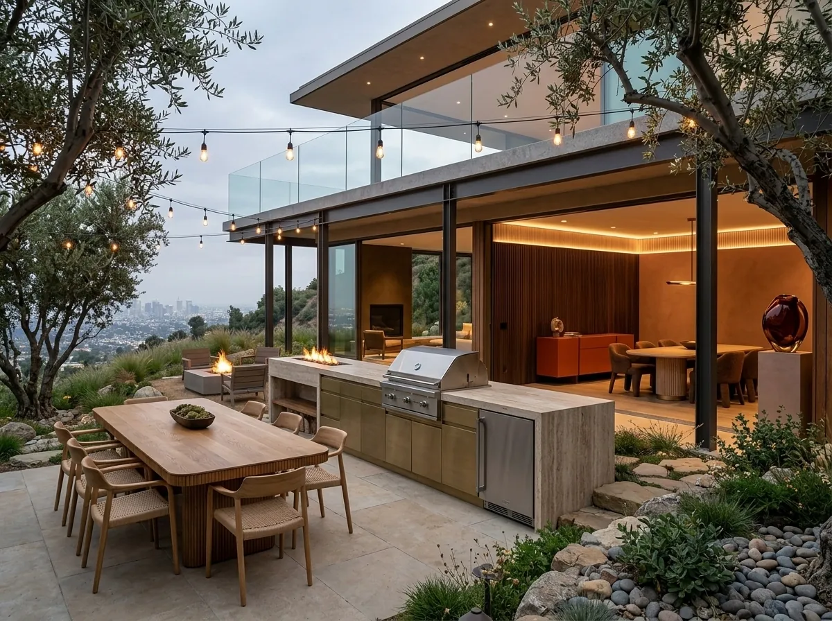 Outdoor kitchen: concept render