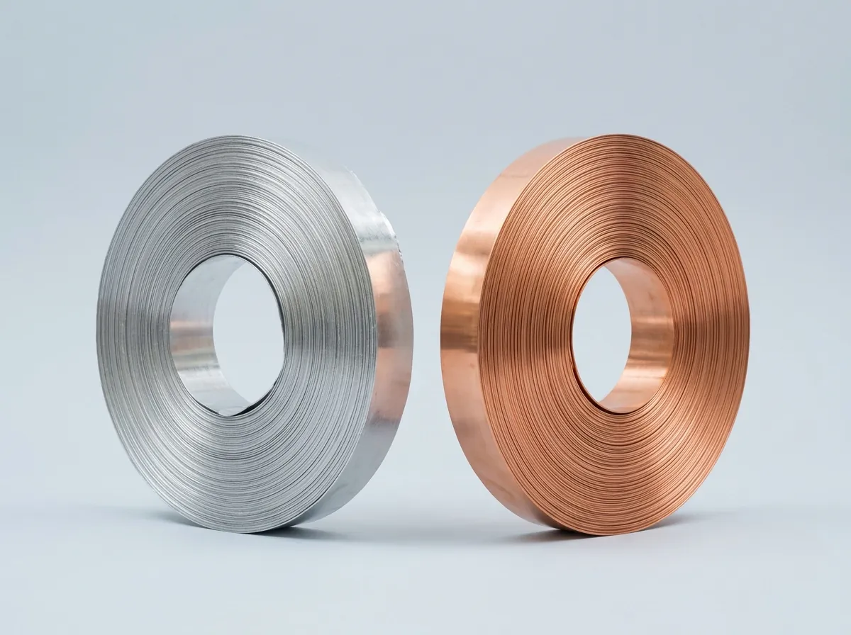 Aluminum and copper foil