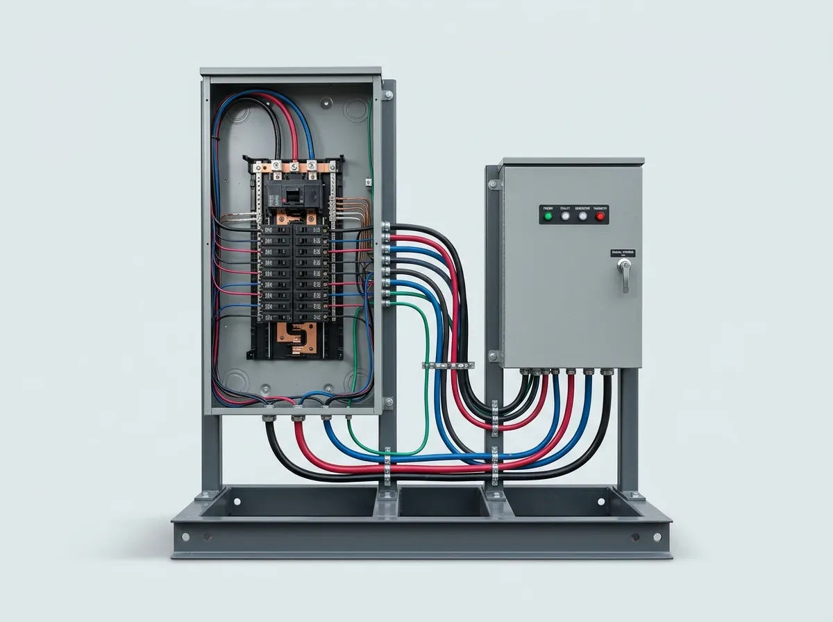 Service and backup skid, 400 A